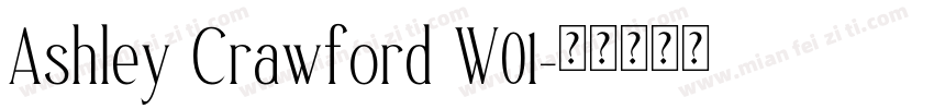 Ashley Crawford W01字体转换